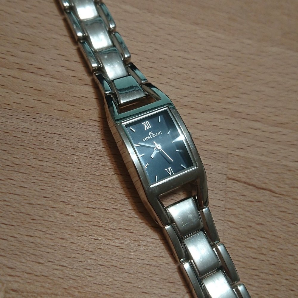 Anne Klein stainless steel links wrist watch
